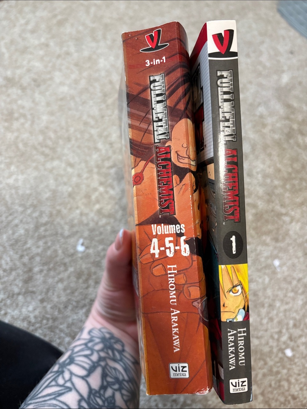 VIZ Media Fullmetal Alchemist Manga Volumes 4-6 (Orange)